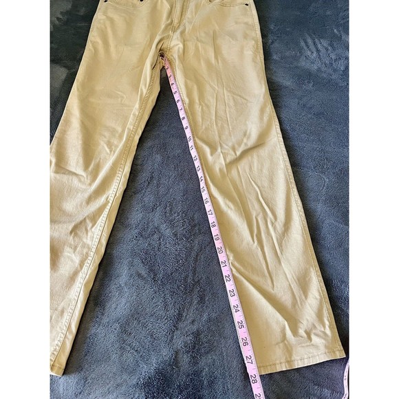 Hollister Pants Mens Skinny 5 Pocket Flex Tan 28x30 Lightly Worn - Picture 4 of 6